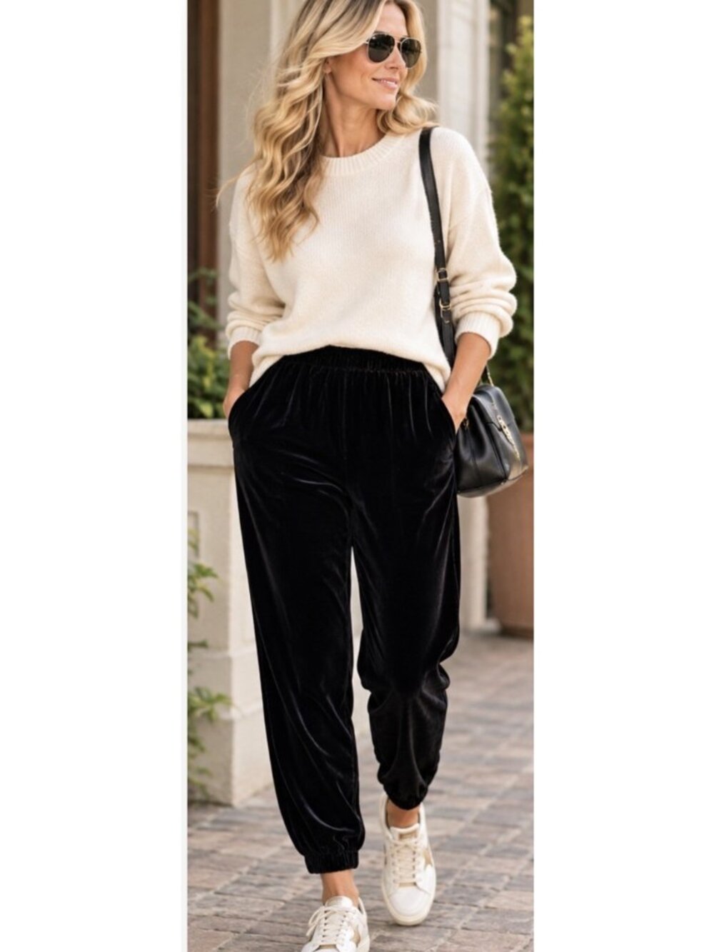 Bella Dahl Black Velvet Jogger Pants Womens SZ Small Silk Blend Pull On Lounge